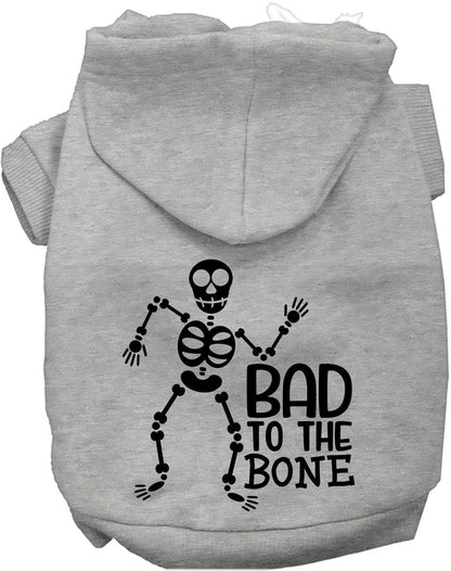 Bad to the Bone Halloween Pet Hoodie