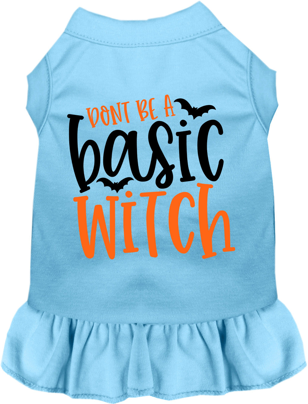 Don't Be a Basic Witch Halloween Pet Dress