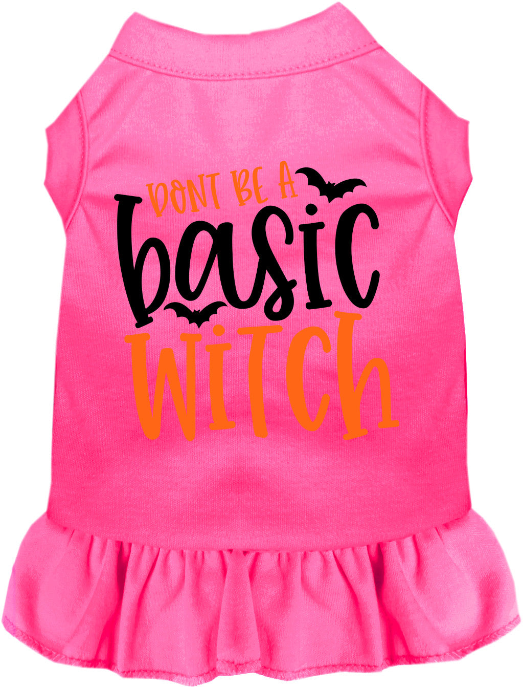 Don't Be a Basic Witch Halloween Pet Dress