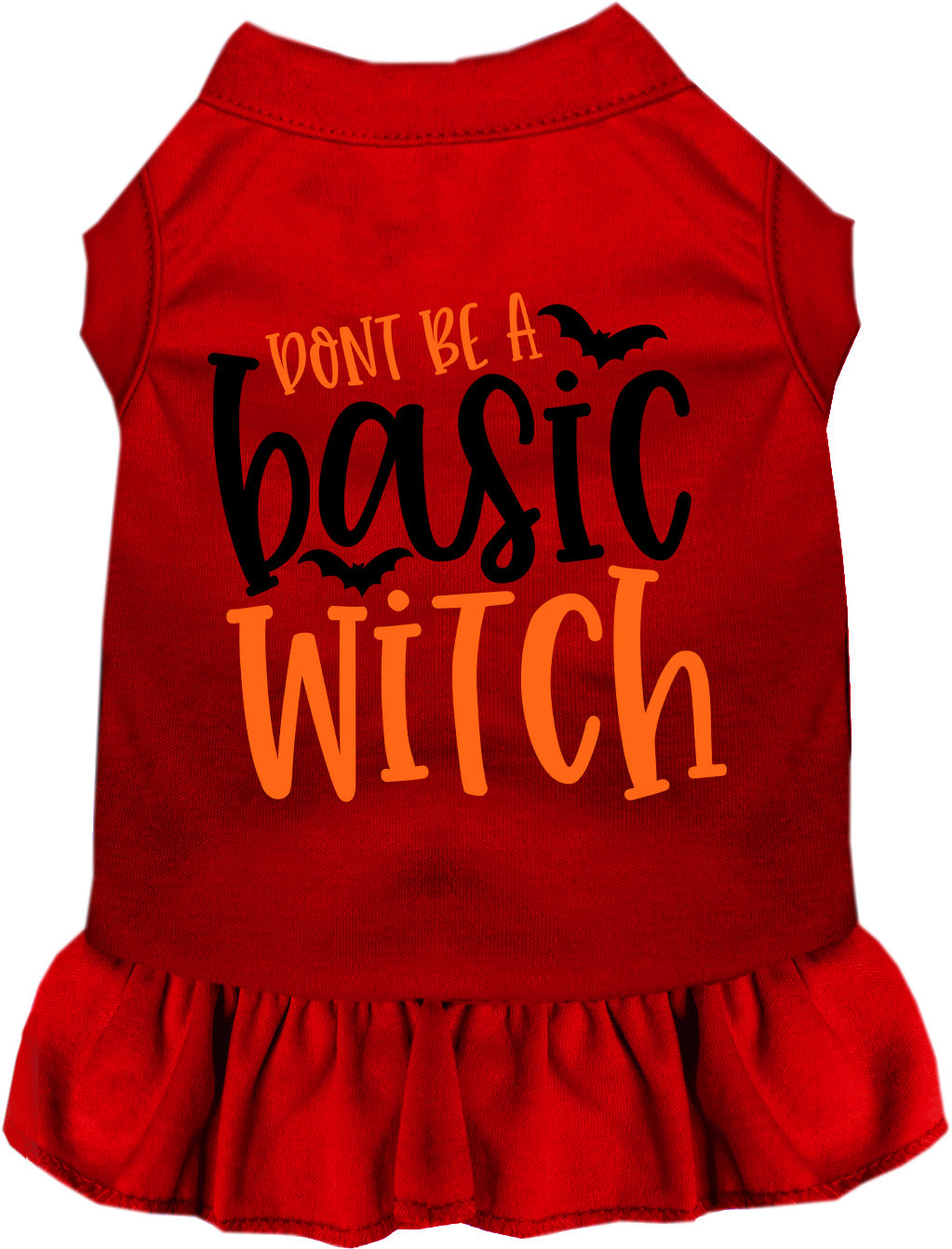 Don't Be a Basic Witch Halloween Pet Dress