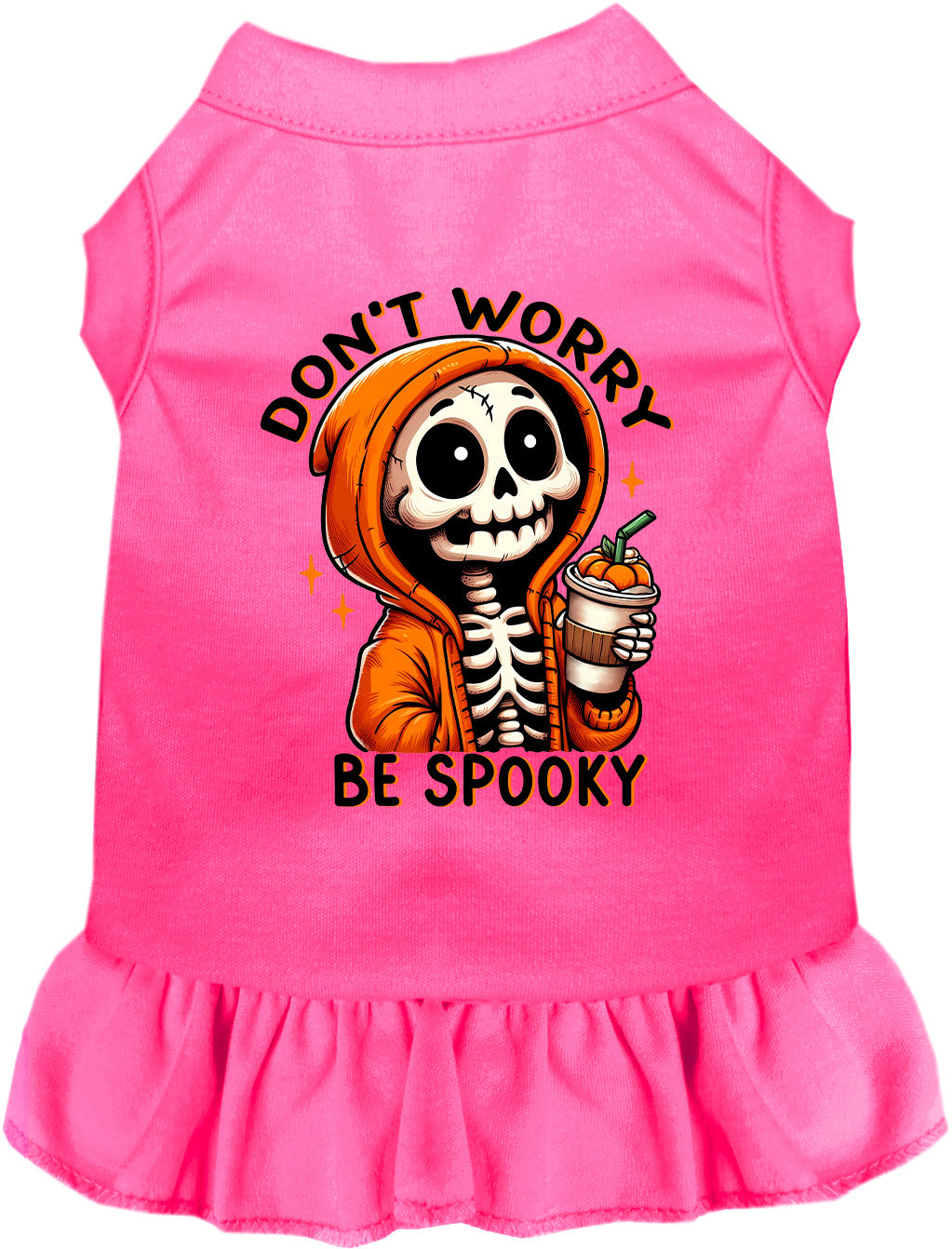Don't Worry, Be Spooky Halloween Pet Dress
