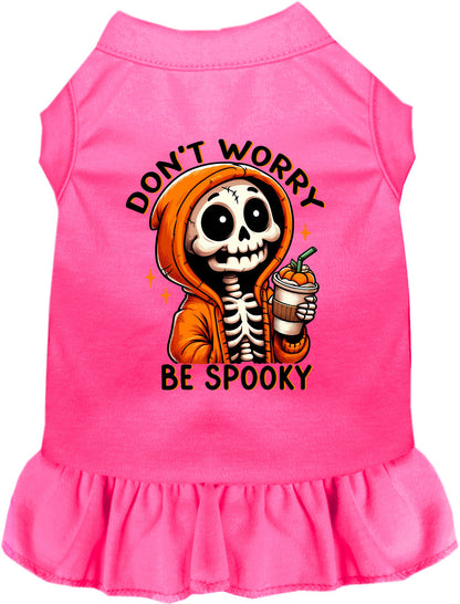 Don't Worry, Be Spooky Halloween Pet Dress