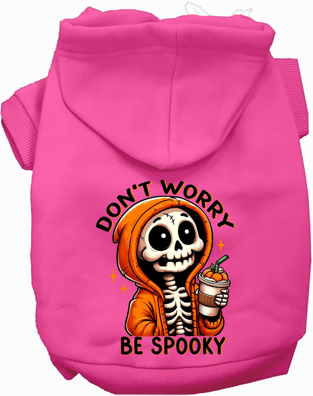 Don't Worry, Be Spooky Halloween Pet Hoodie