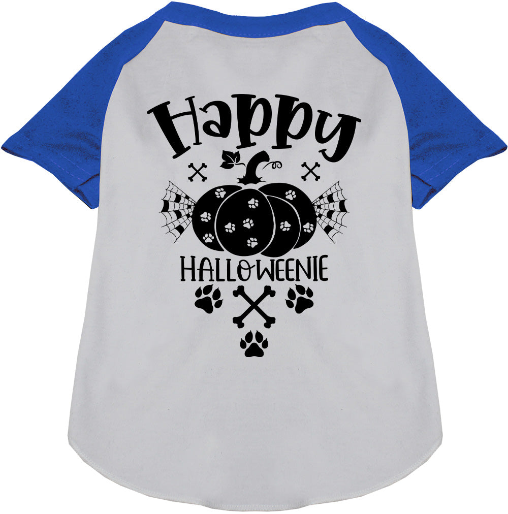 Happy Halloweenie Pet Raglan Shirt