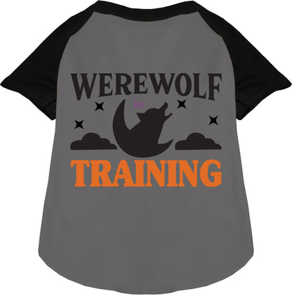 Werewolf in Training Pet Raglan Shirt