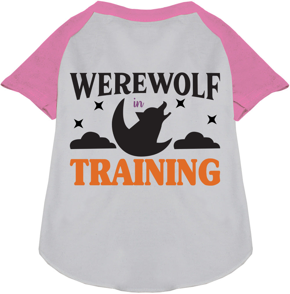 Werewolf in Training Pet Raglan Shirt