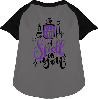 Put a Spell on You Pet Raglan Shirt
