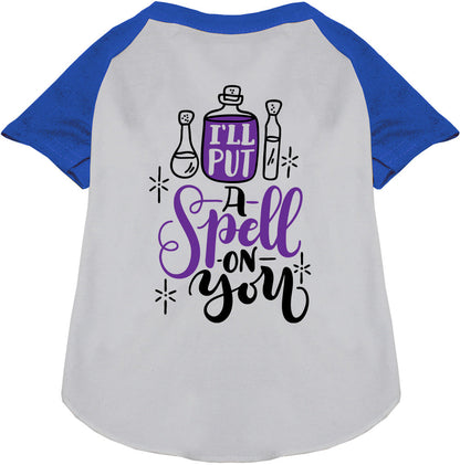Put a Spell on You Pet Raglan Shirt