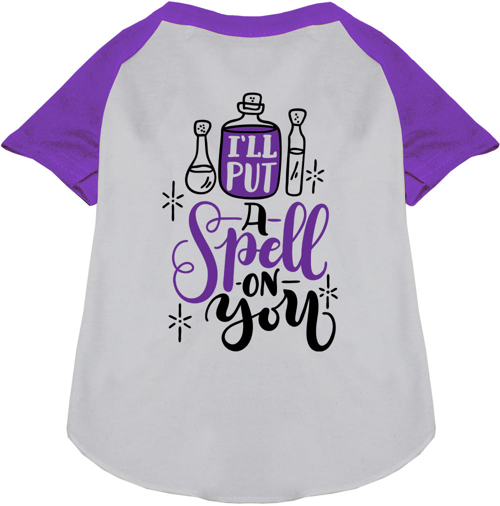 Put a Spell on You Pet Raglan Shirt