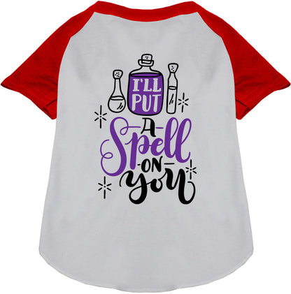 Put a Spell on You Pet Raglan Shirt