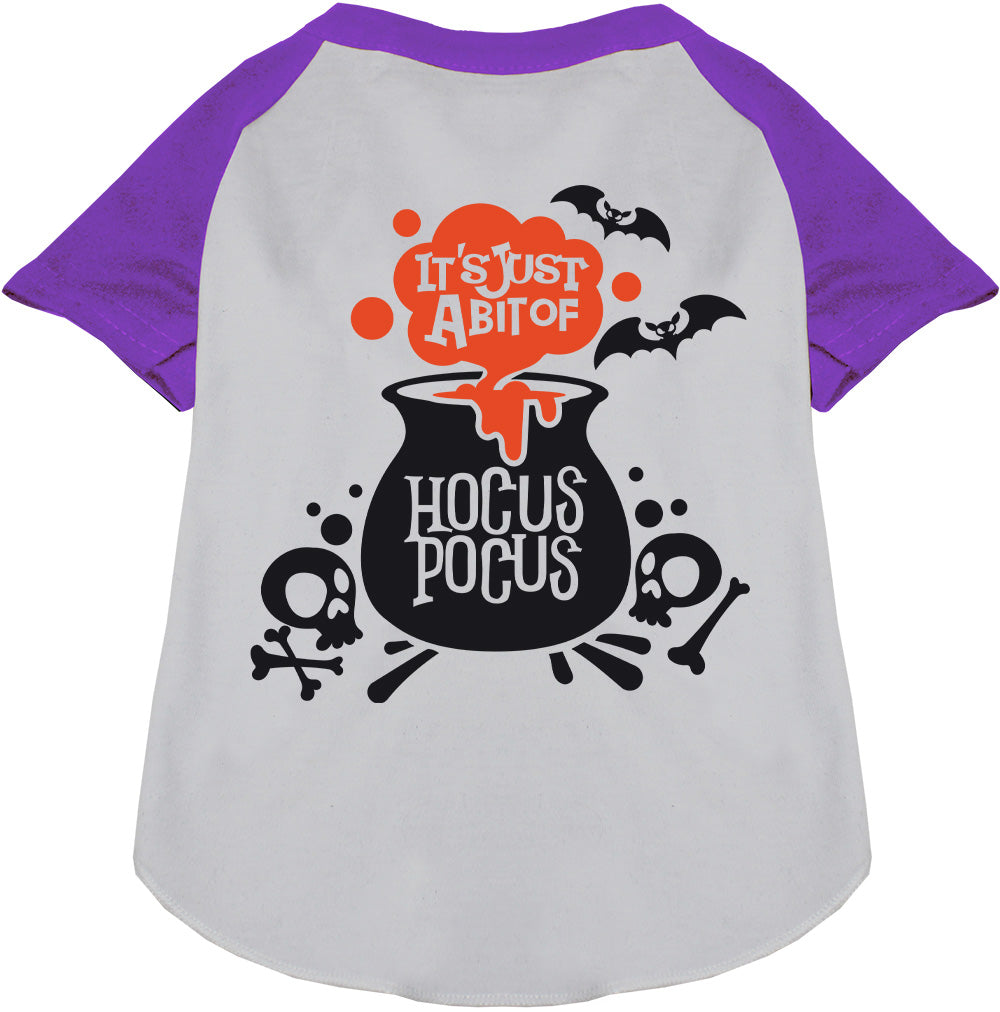 Just a Bunch of Hocus Pocus Pet Raglan Shirt