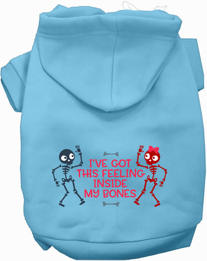 Inside My Bones Halloween Pet Hoodie