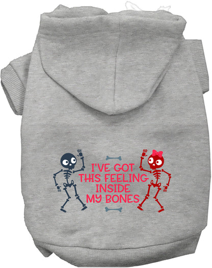 Inside My Bones Halloween Pet Hoodie
