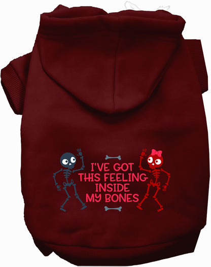 Inside My Bones Halloween Pet Hoodie