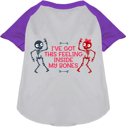 Inside My Bones Pet Raglan Shirt