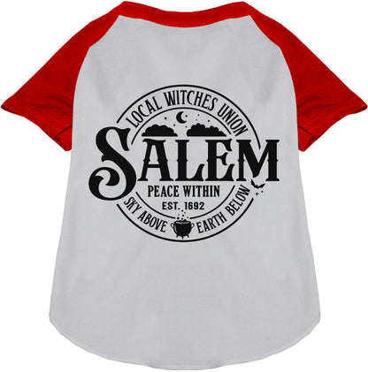 Salem Witches Union Pet Raglan Shirt
