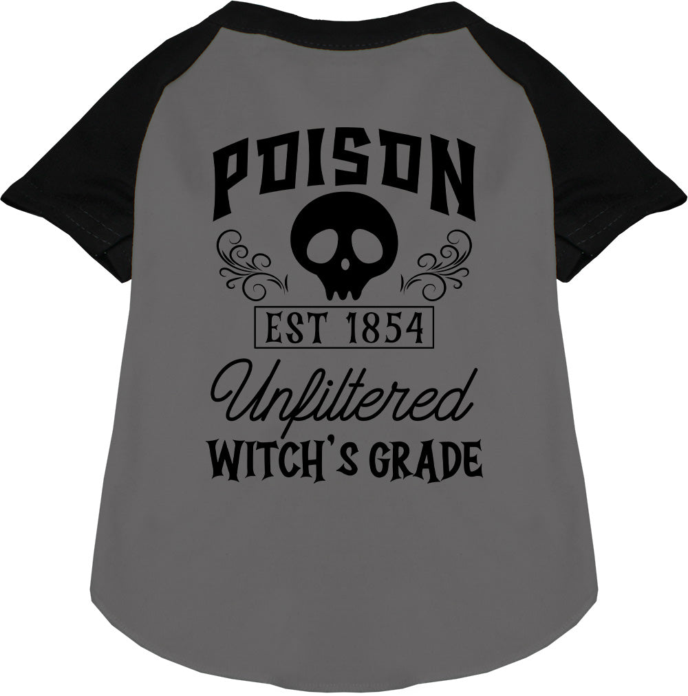 Poison Bottle Costume Pet Raglan Shirt