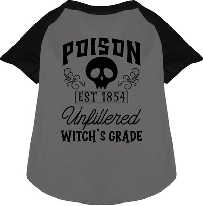Poison Bottle Costume Pet Raglan Shirt