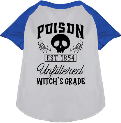 Poison Bottle Costume Pet Raglan Shirt