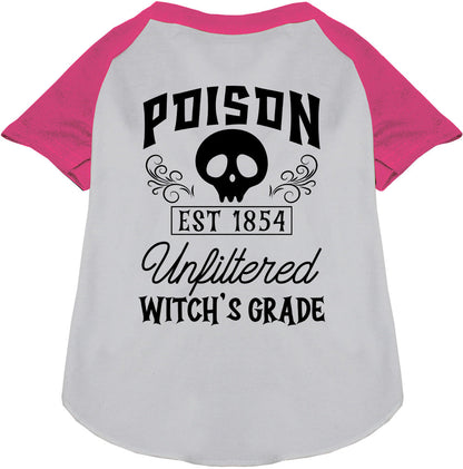 Poison Bottle Costume Pet Raglan Shirt