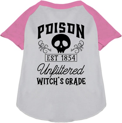 Poison Bottle Costume Pet Raglan Shirt