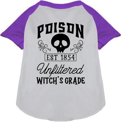Poison Bottle Costume Pet Raglan Shirt