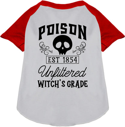Poison Bottle Costume Pet Raglan Shirt