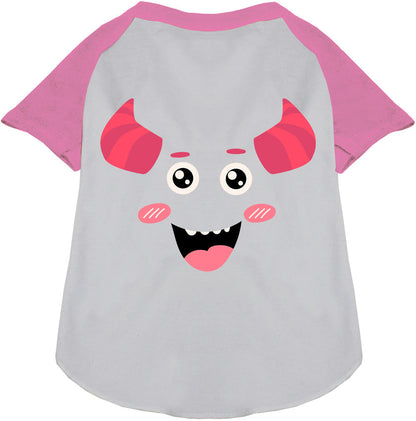 Mischiefmauve Monster Costume Pet Raglan Shirt