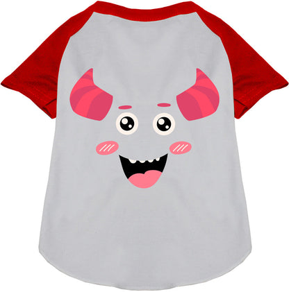 Mischiefmauve Monster Costume Pet Raglan Shirt