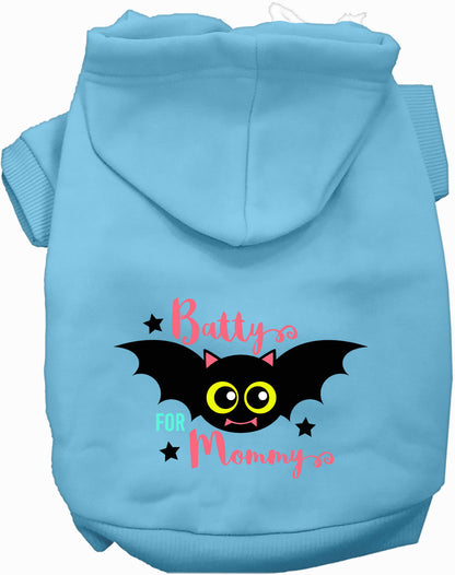 Batty for Mommy Halloween Pet Hoodie
