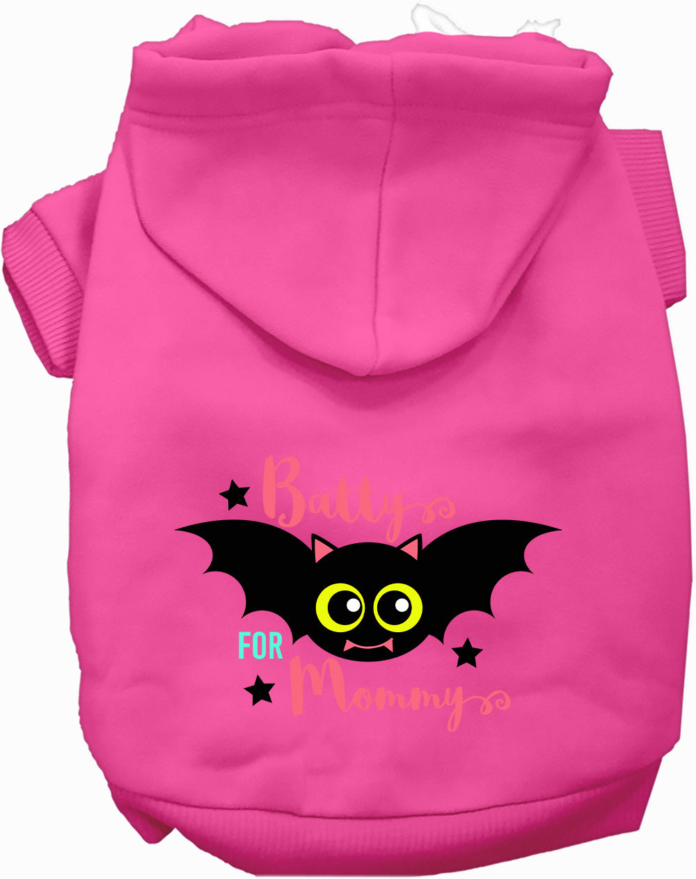 Batty for Mommy Halloween Pet Hoodie