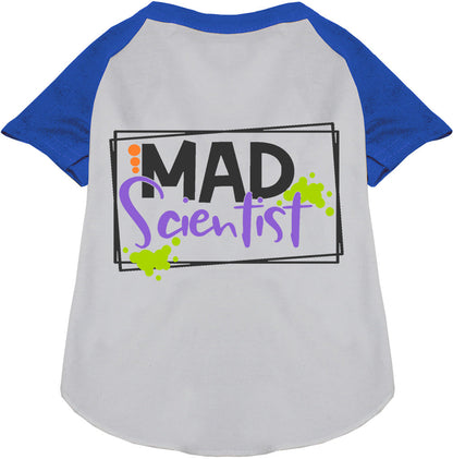Mad Scientist Pet Raglan Shirt