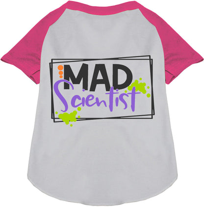 Mad Scientist Pet Raglan Shirt