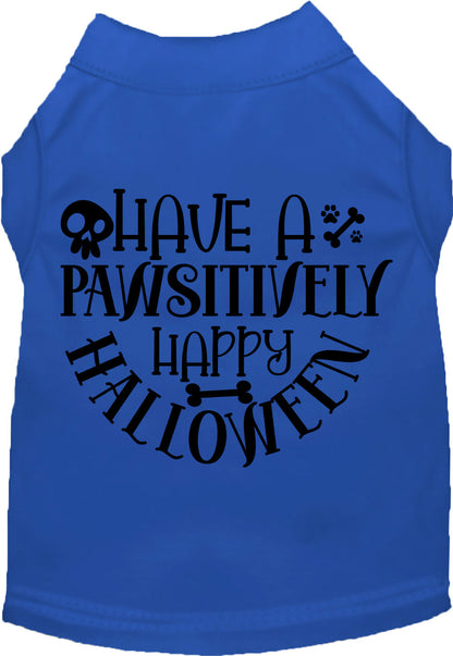 Pawsitively Happy Halloween Pet Shirt
