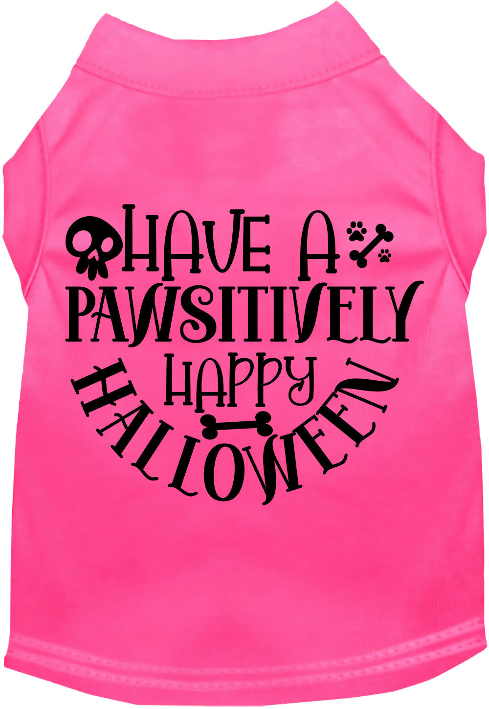 Pawsitively Happy Halloween Pet Shirt