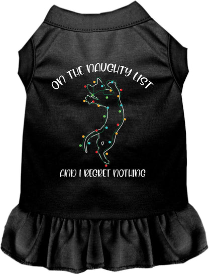 Kitty on the Naughty List Pet Dress