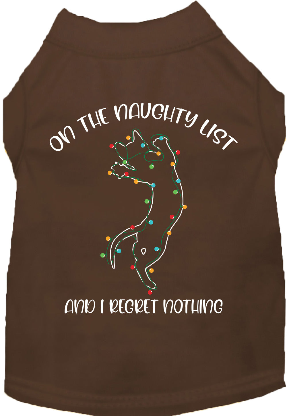 Kitty on the Naughty List Pet Shirt