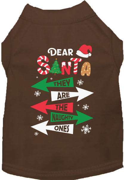They're the Naughty Ones Pet Shirt