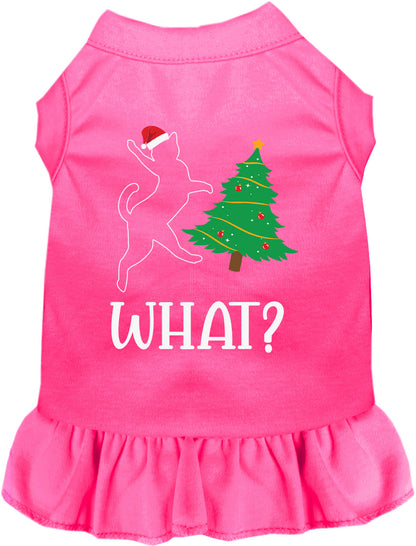 Kitty What Christmas Tree Pet Dress