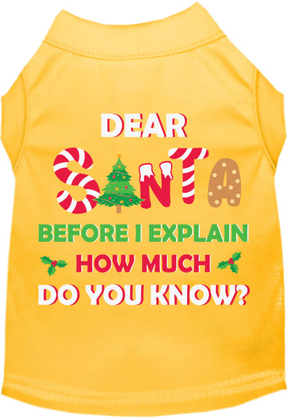 Santa, How Much? Pet Shirt