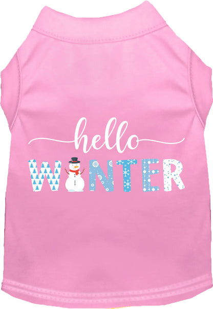 Hello Winter Pet Shirt