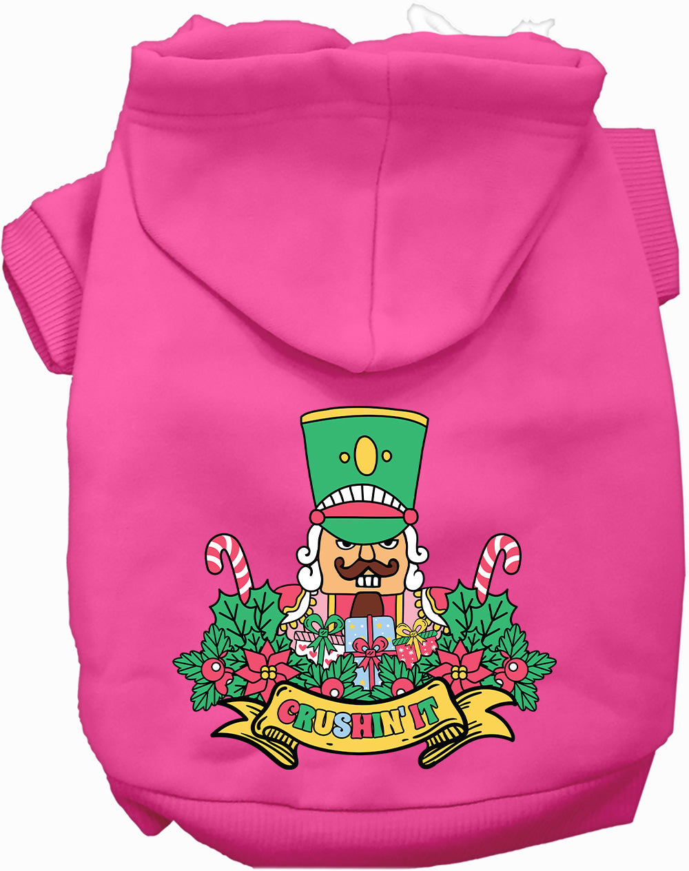 Crushin' It Nutcracker Style Christmas Pet Hoodie