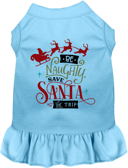 Save Santa the Trip Pet Dress