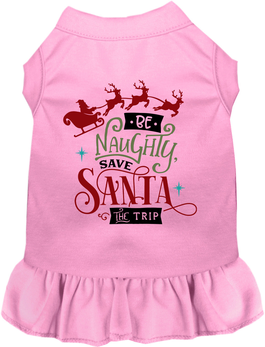 Save Santa the Trip Pet Dress