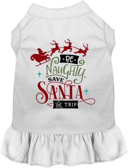 Save Santa the Trip Pet Dress