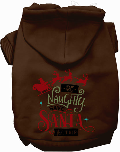 Save Santa the Trip Christmas Pet Hoodie