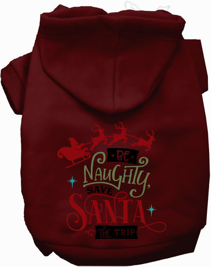 Save Santa the Trip Christmas Pet Hoodie
