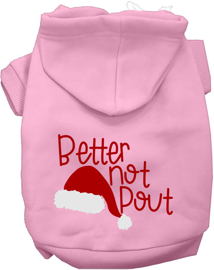 Better Not Pout Christmas Pet Hoodie