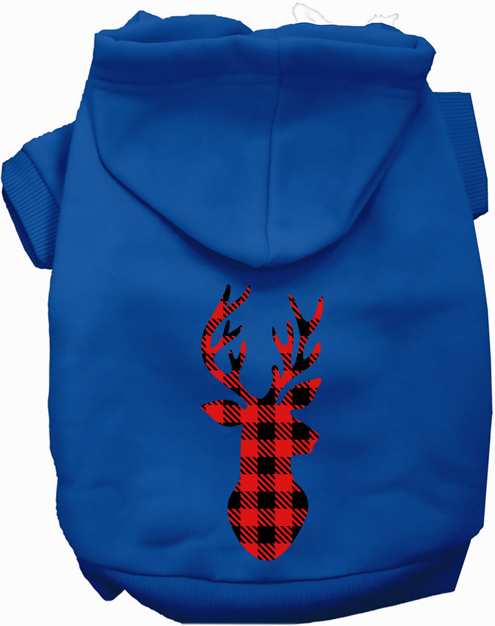 Buffalo Check Deer Pet Hoodie