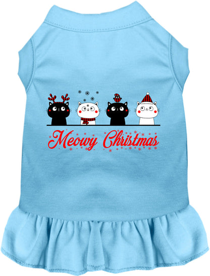 Meowy Christmas Pet Dress